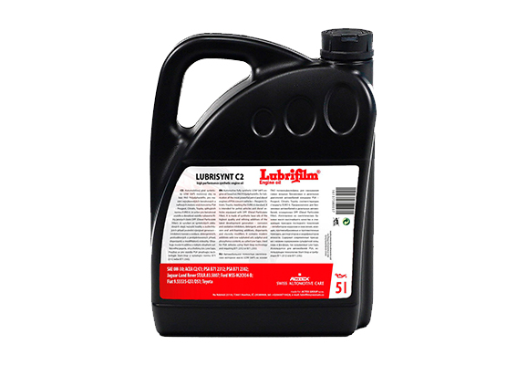 Этикетка масла - Lubrisynt C2 0W-30