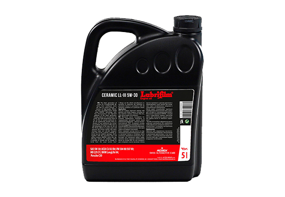 Этикетка масла - Lubrisynt LL III 5W-30